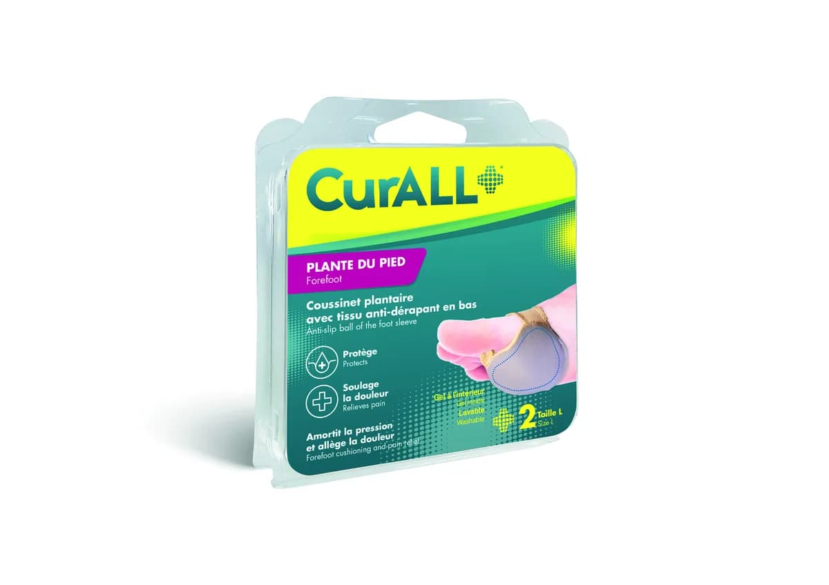 Curall Coussinet Plantaire Tissu Anti-Derapant Bas Taille : l B/2