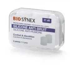BIOSYNEX PROTECTION AUDITIVE ANTI-BRUIT EN SILICONE 6PCS