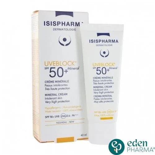 Isispharma Uveblock Creme Minerale SPF50+ 40 ml