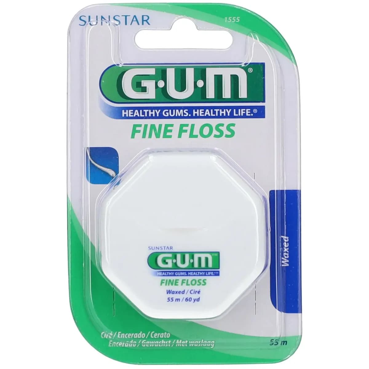 Gum Fil Dentaire Ciré 1555 Fine Floss