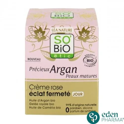 So Bio Precieux Argan Peaux Matures Creme Rose Eclat Fermete Jour 50 ml