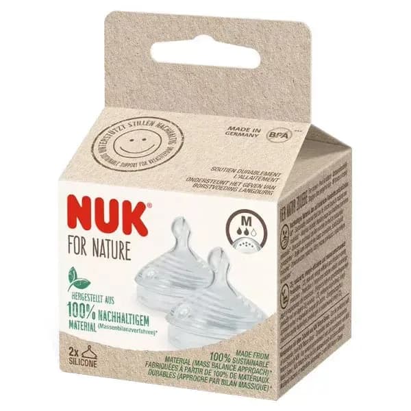 Nuk 2 Tetines Nature Sens Taille m