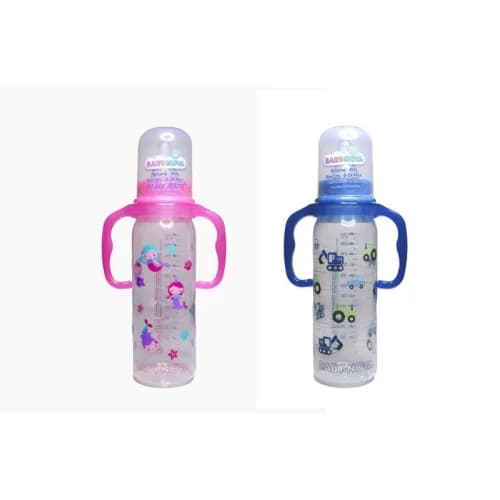 Baby Nova Biberon en Plastic Avec Anses 240 ml