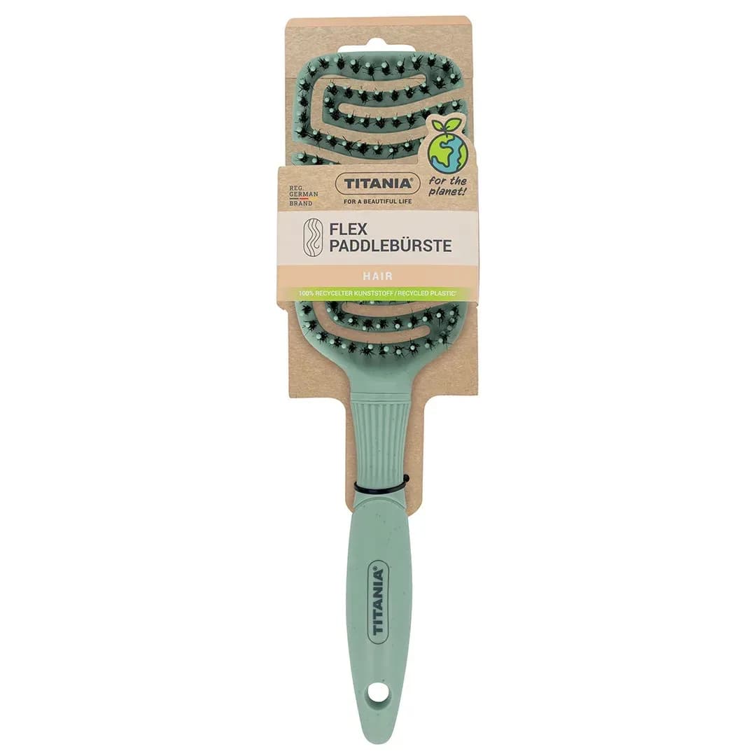 Titania Brosse Flex en Plastique Vert Doux 2884
