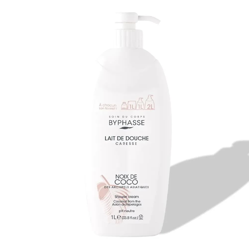 Byphasse Caresse Lait de Douche Noix de Coco 1 l