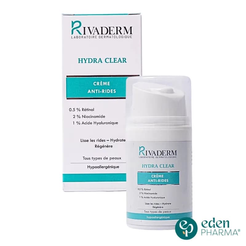 Rivaderm Hydra Clear Creme Hyda Anti Rides 50 gr