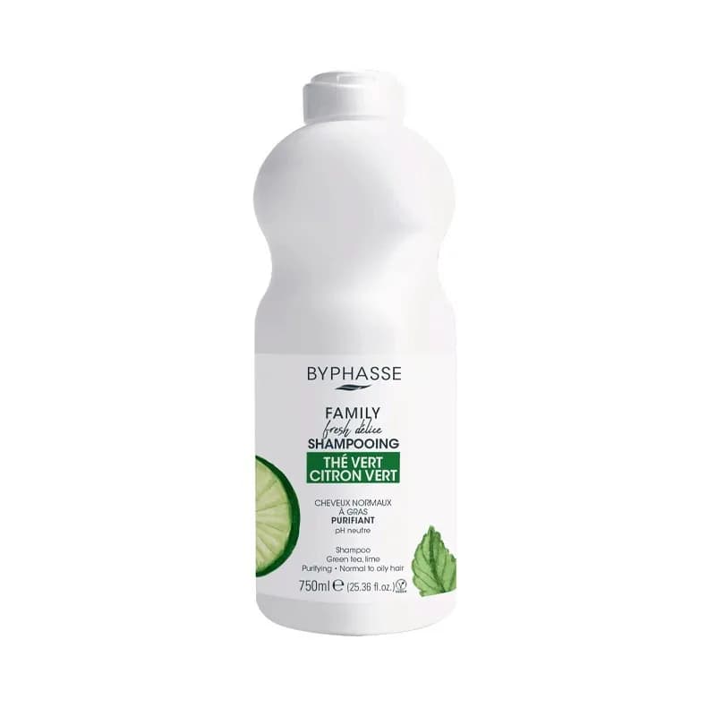 Byphasse Family Shampooing the Vert Citron Vert Cheveux Gras 750 ml