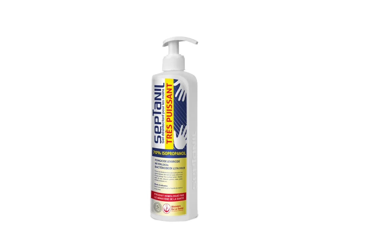 SEPTANIL GEL HYDRA-ALCOOLIQUE TRES PUISSANT 500ML