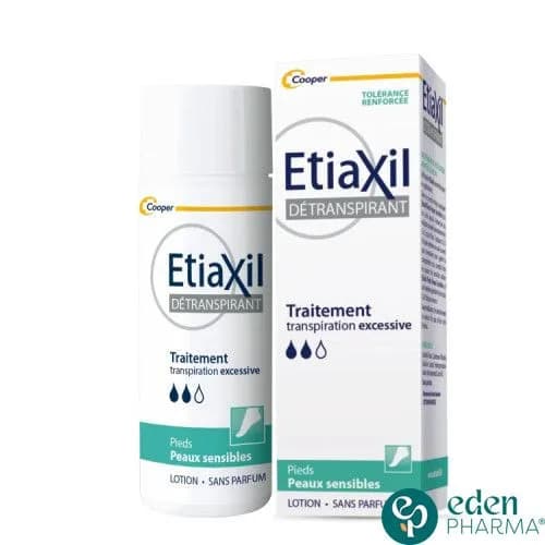 Etiaxil Detranspirant Lotion Pieds Peaux Sensibles 100 ml (Bleu)
