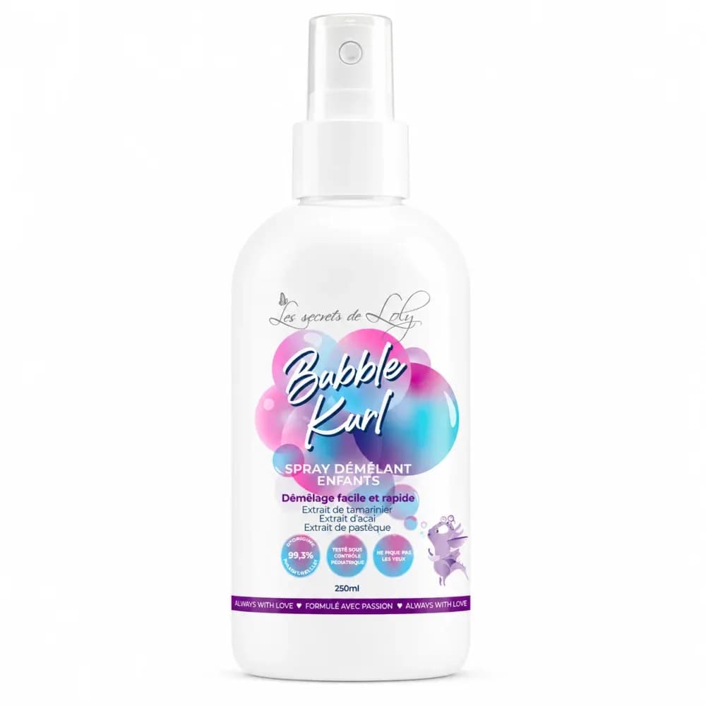 LES SECRET DE LOLY BUBBLE KURL SPRAY DEMELANT ENFANT 250ML