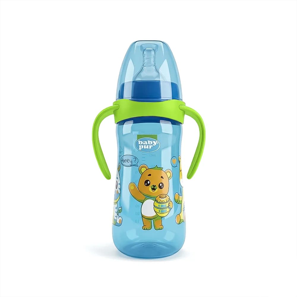 Baby Pur Biberon en Plastique Large Avec Anse 330 ml Ref 76302
