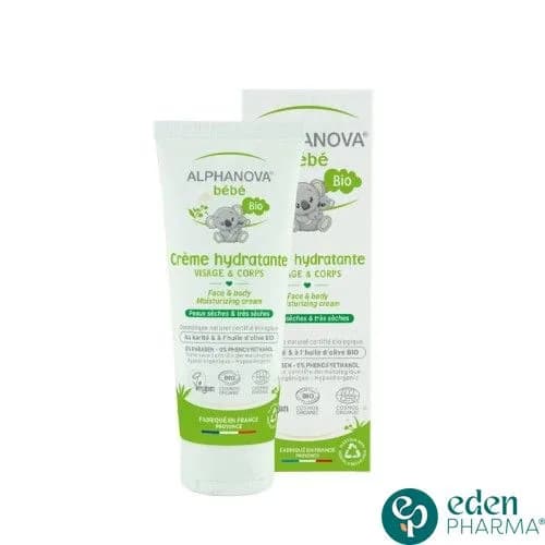 Alphanova Bebe Bio Creme Hydratante Visage et Corps 75 ml