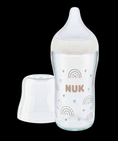 Nuk Perfect Match Biberon en Verre 3 m+ 230 ml