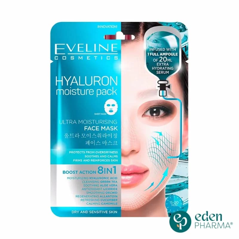 Eveline Mask Face Hyaluron Ultra-Hydratant