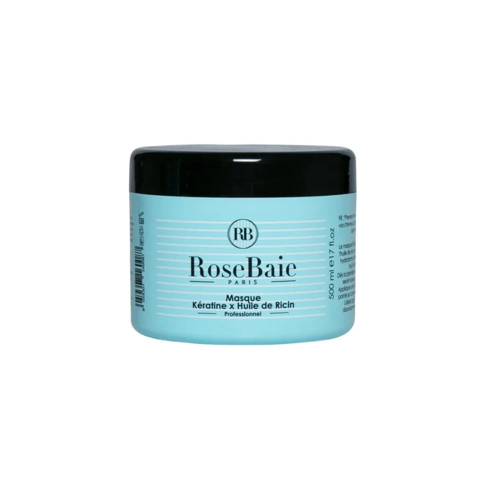 Rosebaie Masque la Keratine et L'Huile de Ricin 500 ml