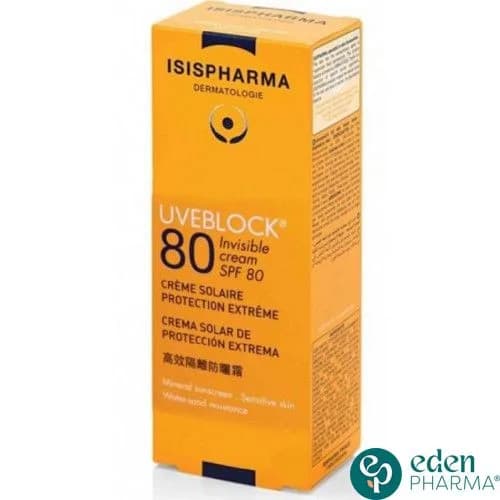 Isispharma Uveblock Creme SPF 80 Invisible 40 ml