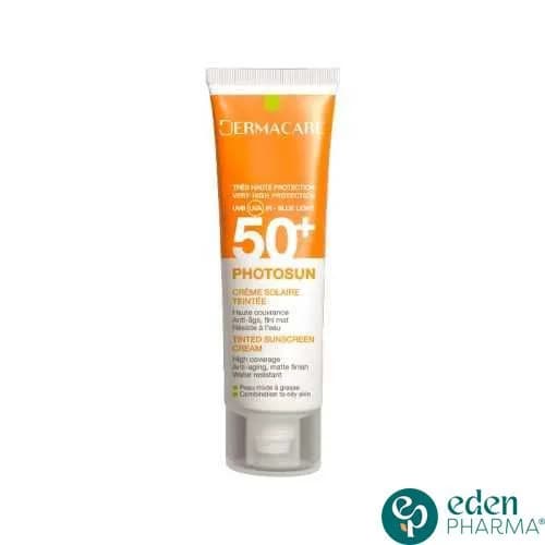 Dermacare Photosun 1.5 Fluide Matifiante Teintee Peaux Mixtes a Grasses SPF 50+ 50 ml