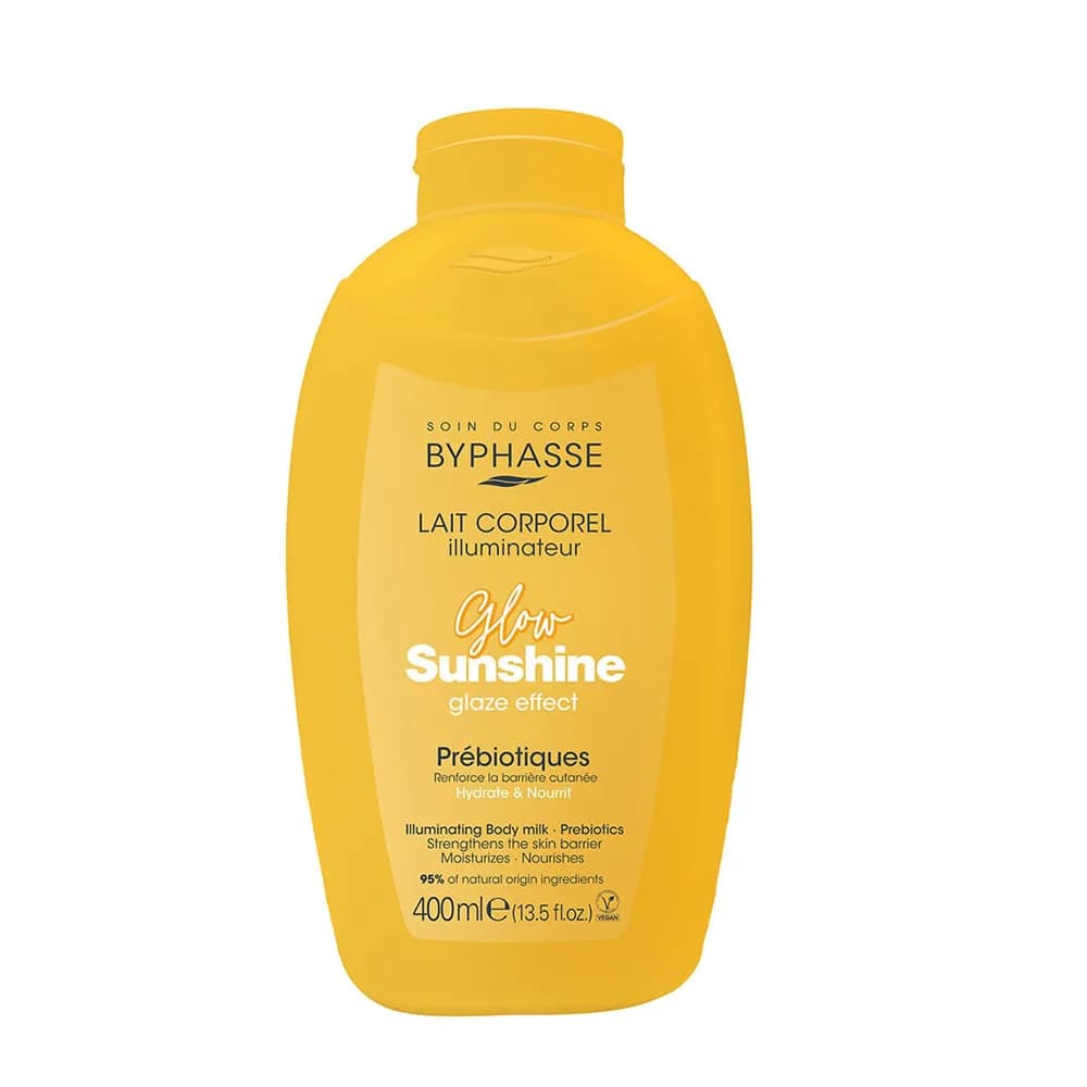 Byphasse Lait Corporel Illuminateur Glow Sunshine 400 ml