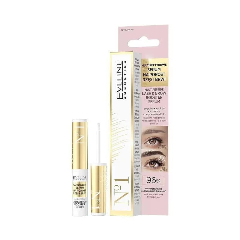 Eveline Serum aux Multipeptides pour Croissance des Cils et Sourcils 4 ml