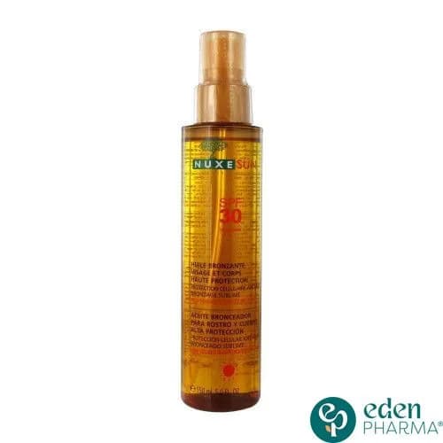 Nuxe Sun Huile Bronzante Visage Te Corps Spf30, 150 ml