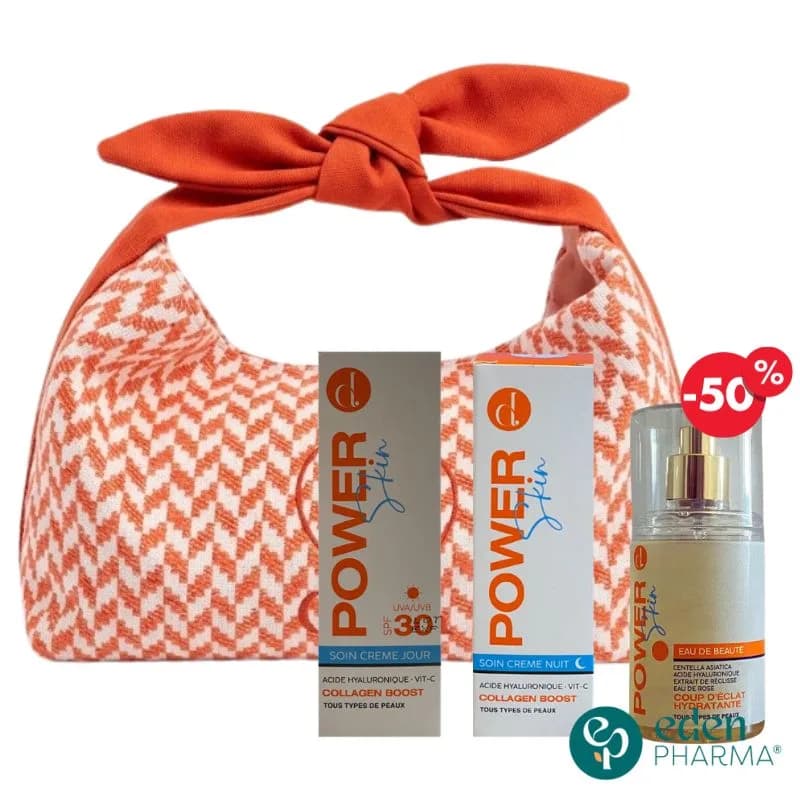 ODA TROUSSE ROUGE POWER BEAUTE ( CREME JOUR+CREME NUIT+ BRUME ECLAT -50%)