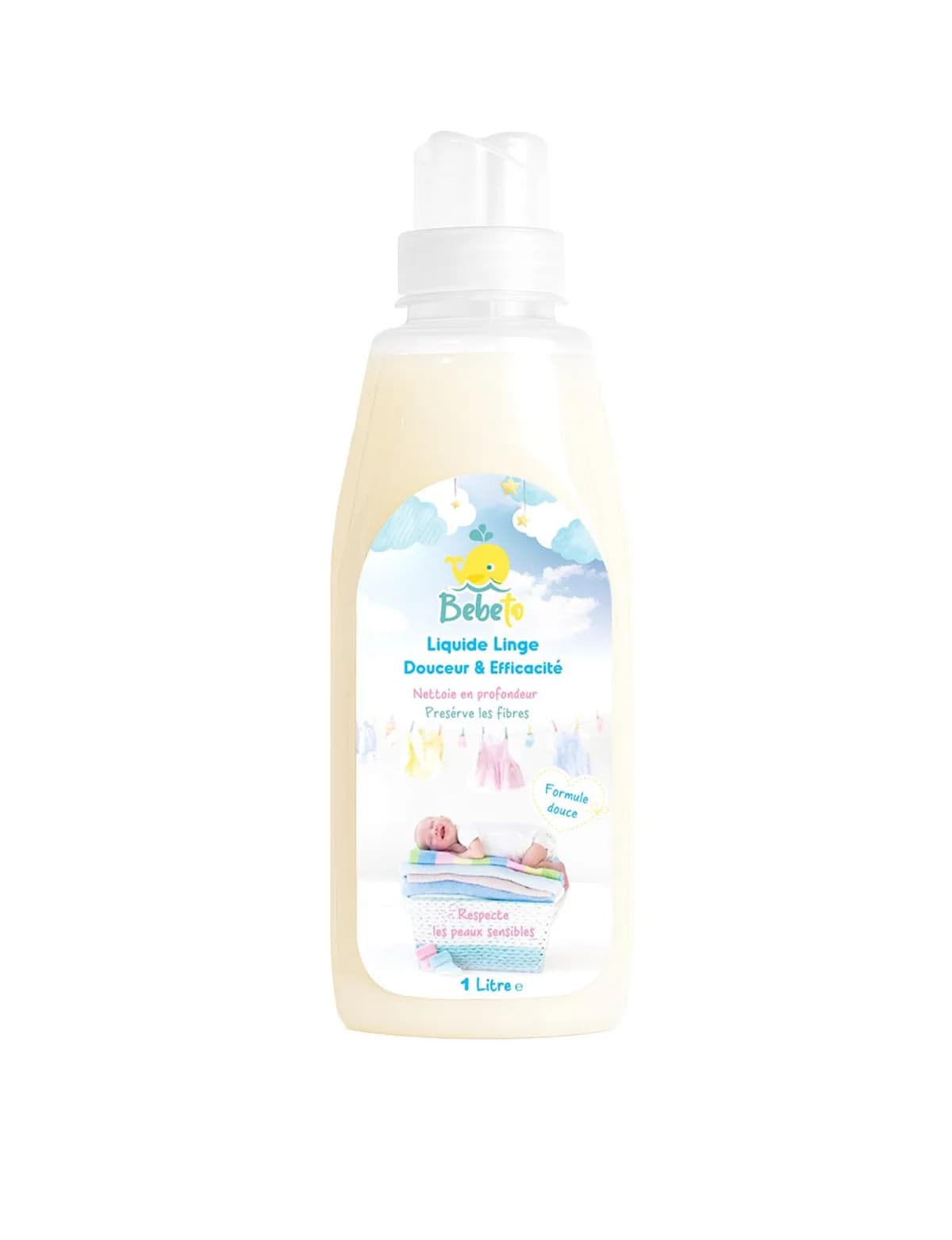 Bebeto Liquide Linge Douceur & Efficacité 1litre