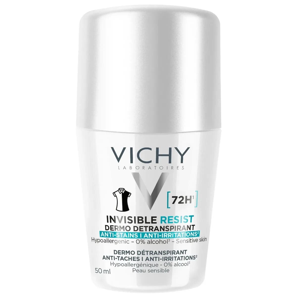 Vichy Deodorant Resist Detranspirant 72h Invisible 50 ml