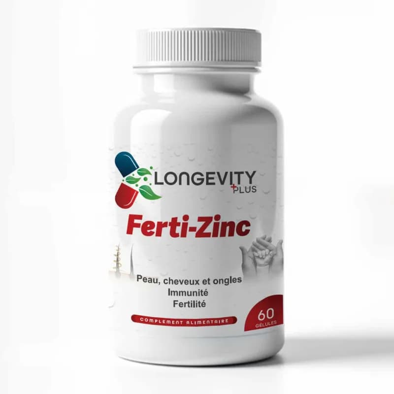 LONGEVITY PLUS FERTI ZINC 60 GELULES