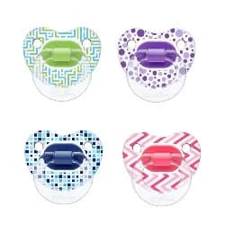 Wee Baby Sucette Transparente Decoree 0-6m 836