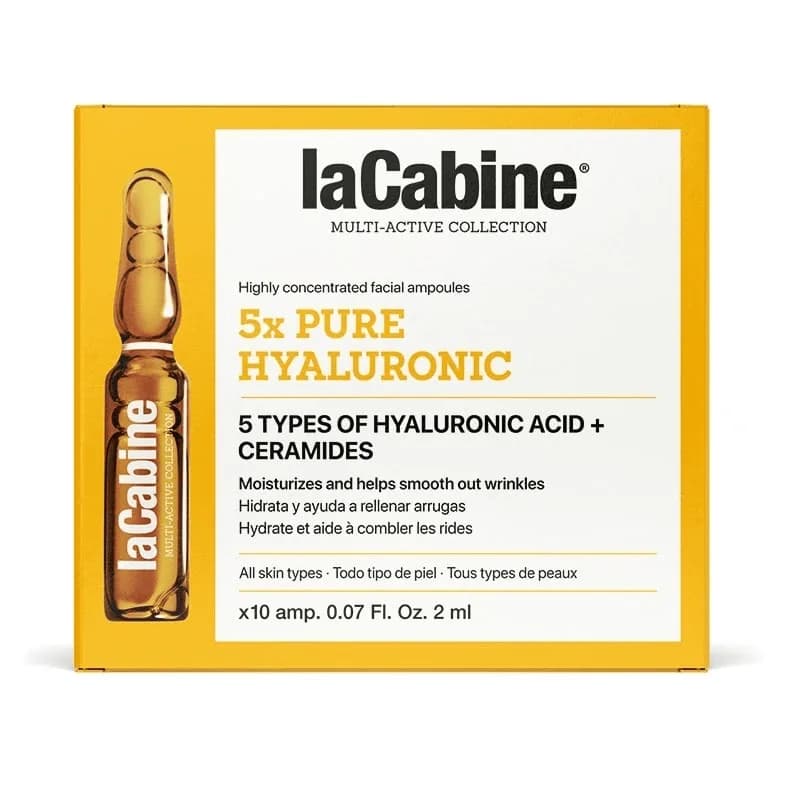 LACABINE AMPOULES 5X PURE HYALURONIC 10X2ML