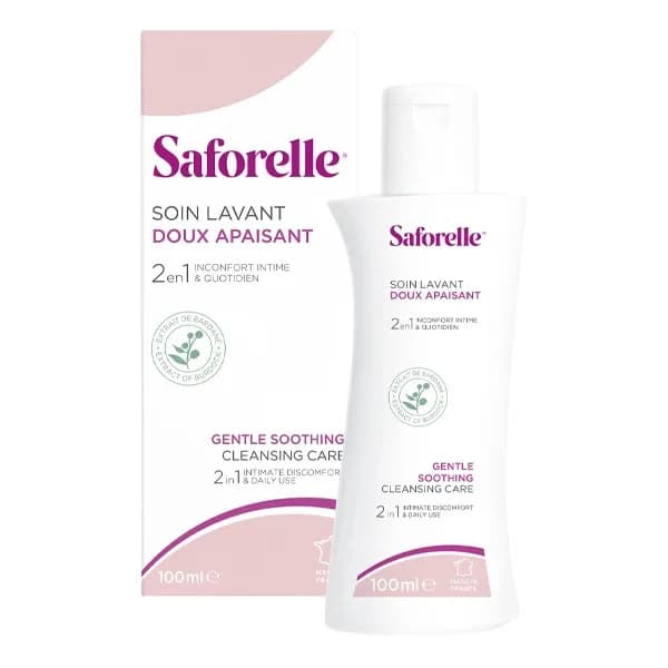 Saforelle Soin Lavant Doux Format Voyage 100 ml