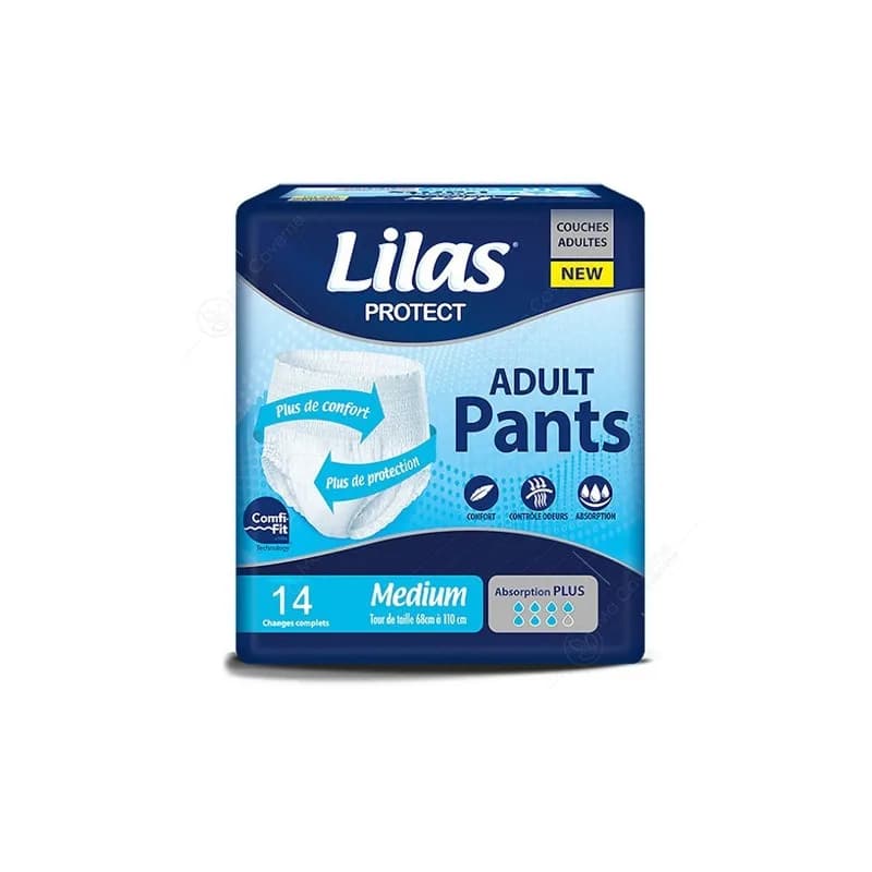 Lilas Couche Pants Adulte Medium 14 Culottes