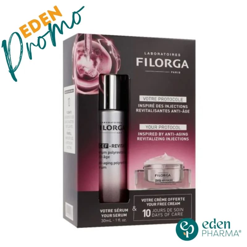 Filorga Ncef Revitalize Serum 30 ml + Creme Anti-Age 15 ml Gratuit