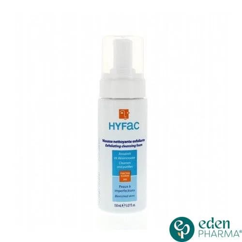 Hyfac Mousse Nettoyante Exfoliante 150 ml