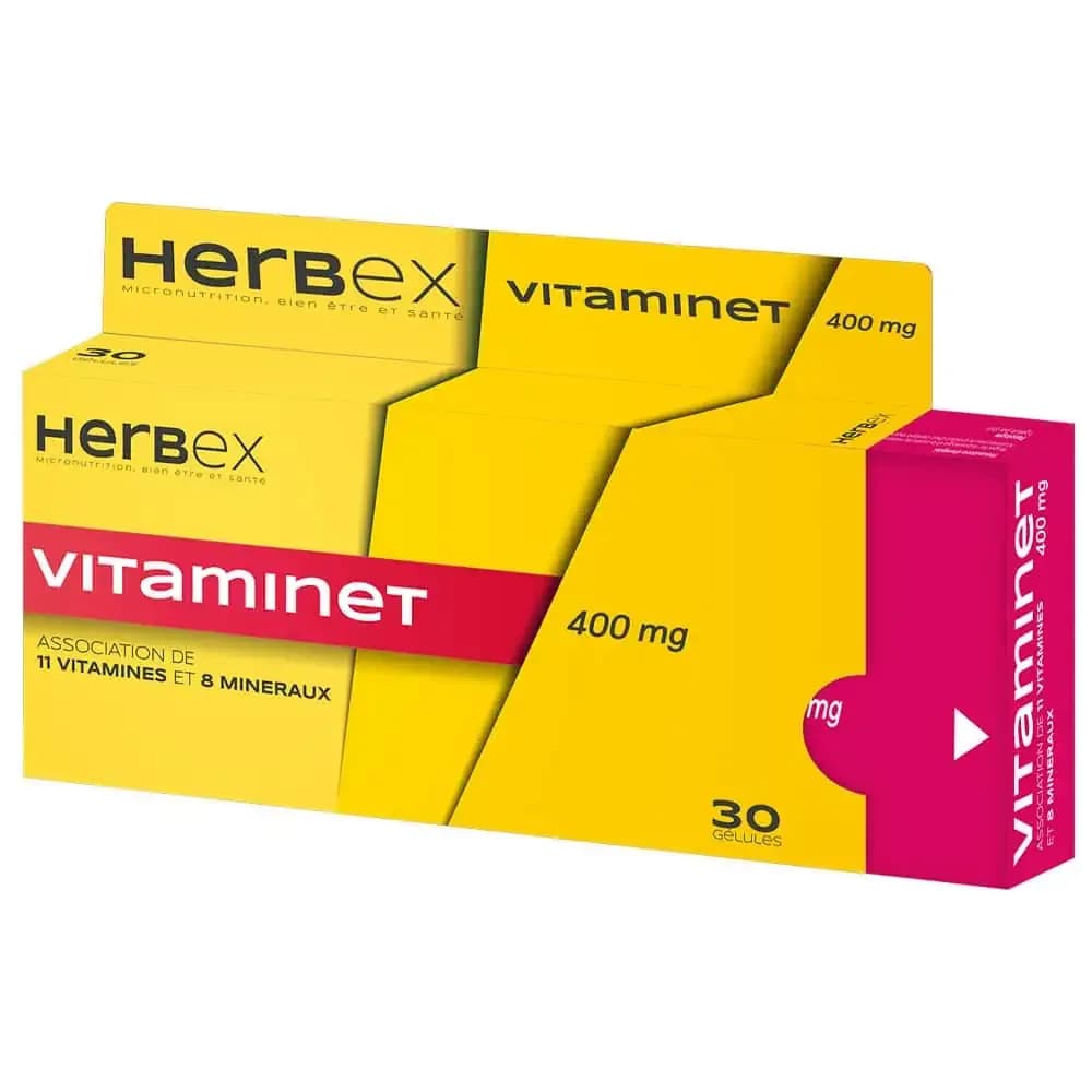 Herbex Vitaminet 30 Gélules