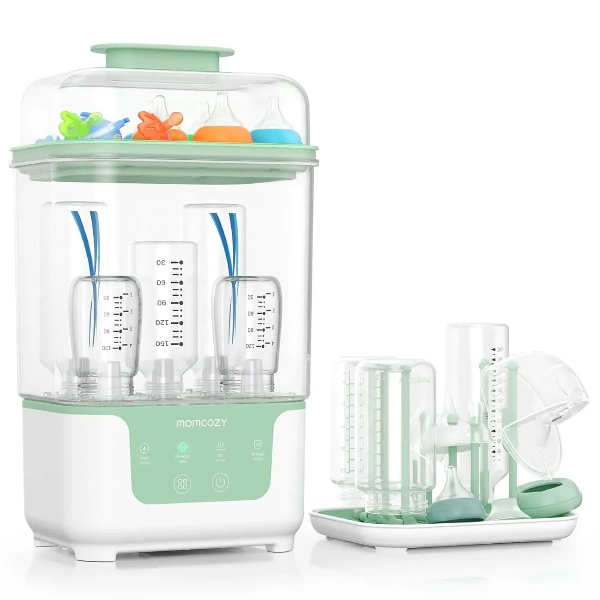 Momcozy Stérilisateur & Sèche-Biberons 4-En-1