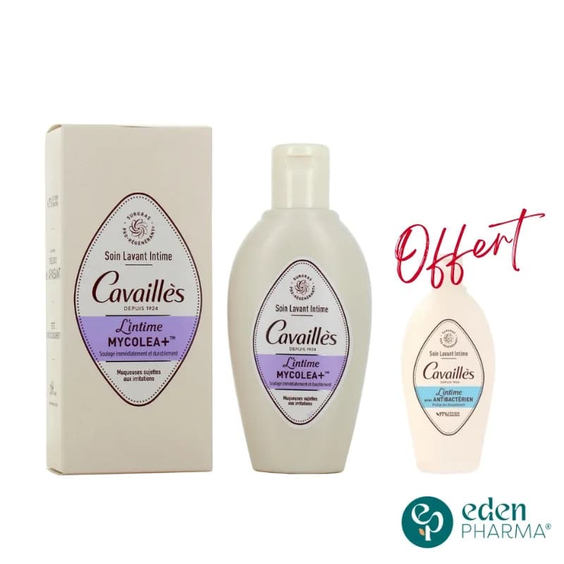 Roge Cavailles Soin Toilette Intime Mycolea+ 200ml+soin Lavant Intime Anti Bacterien 50 ml (Offert)