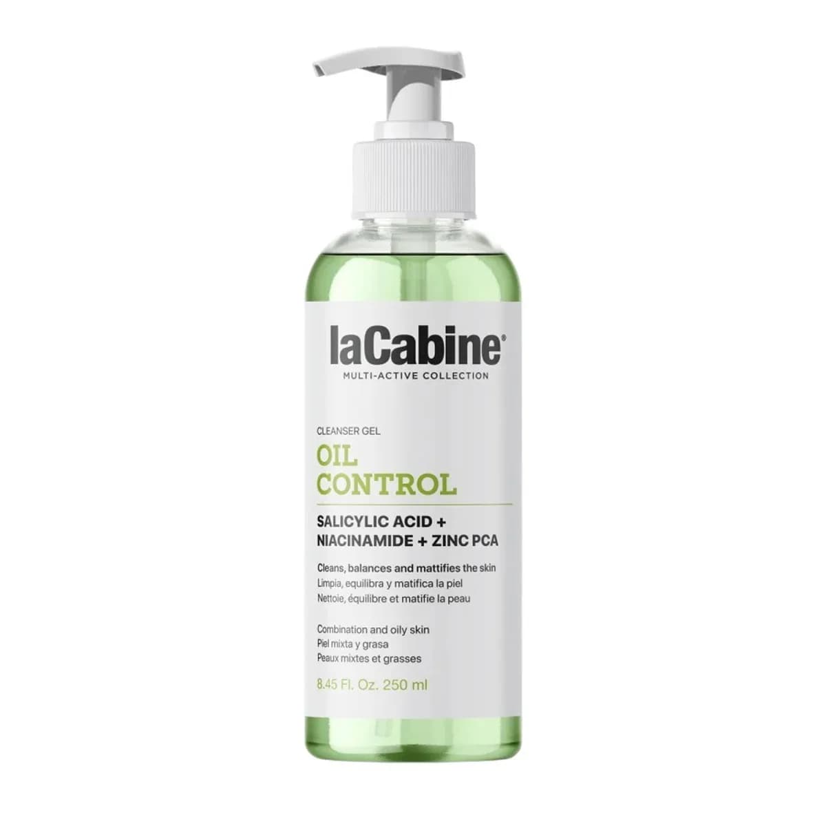 Lacabine Oil Control Nettoyant Visage Salicylic Acid + Niacinamid + Zinc Pca 250 ml