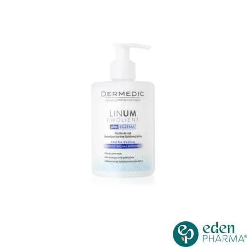 Dermedic Linum Emollient Savon a Mains Anti Bacterien 300 ml