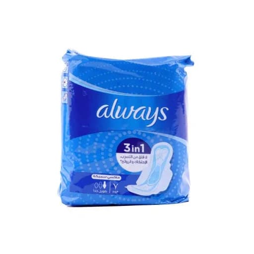 Always Maxi Thick 3en1 Extra Long 7 Pads