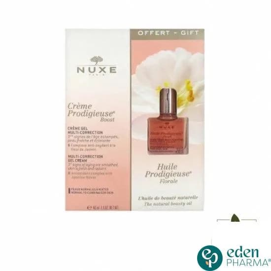 Coffret Crème Prodigieuse Boost + Huile Prodigieuse Florale 10 ml Offrete