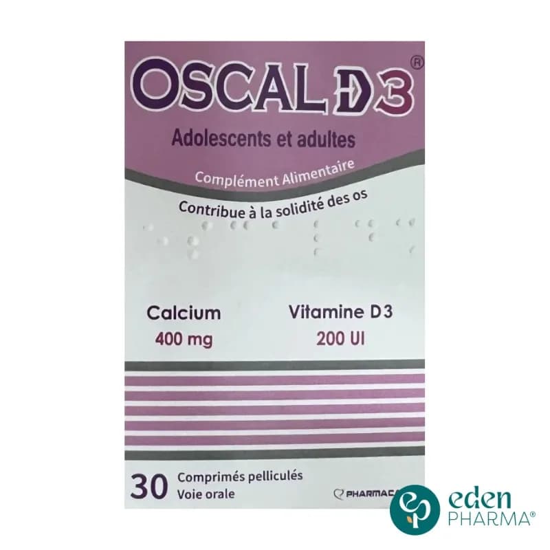 Pharmacare Oscal D3 Boite de 30