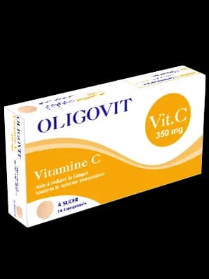 VITAL OLIGOVIT VITAMINE C 350MG A SUCRER BOITE DE 16 COMPRIMÉS
