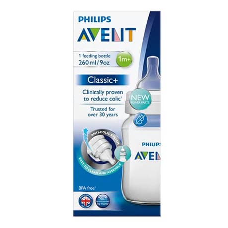 Avent Bib Natural Anti-Colic 1 m+ 260 ml Scf813/61