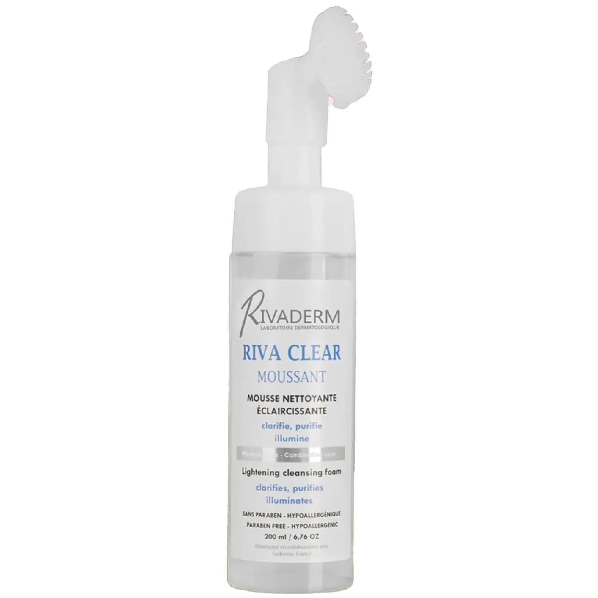 Rivaderm Riva Clear Mousse Nettoyante Eclaircissante 200 ml