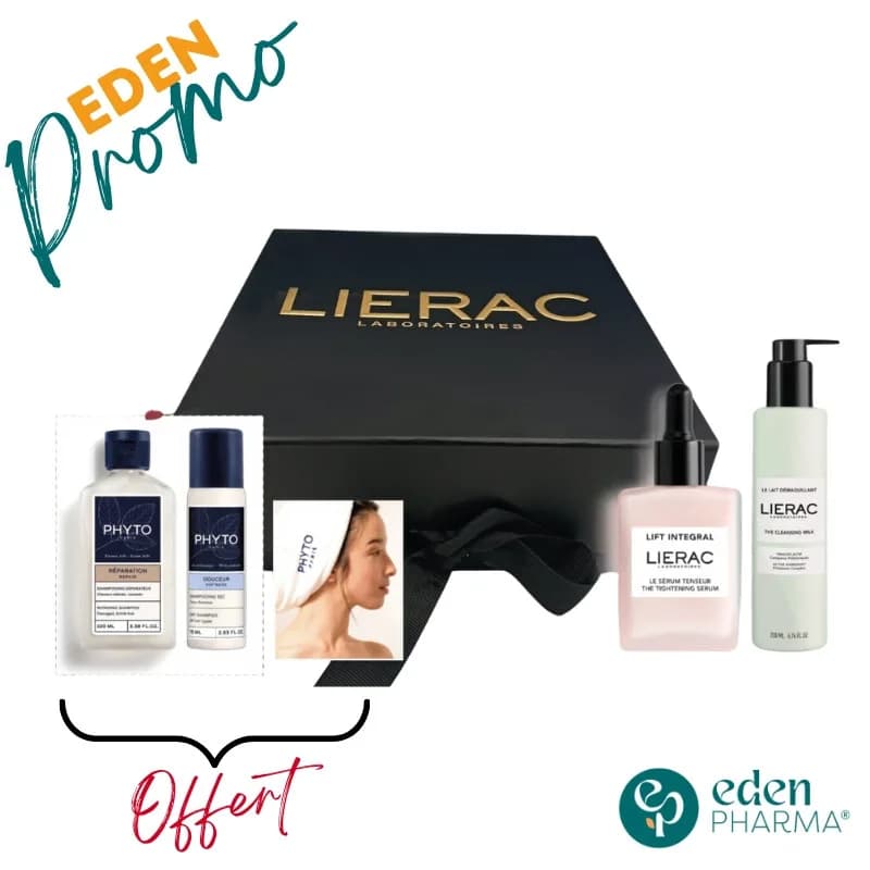 Lierac Coffret Lift Integral Serum et Gel Demaquillant+ 3 Produits Offert