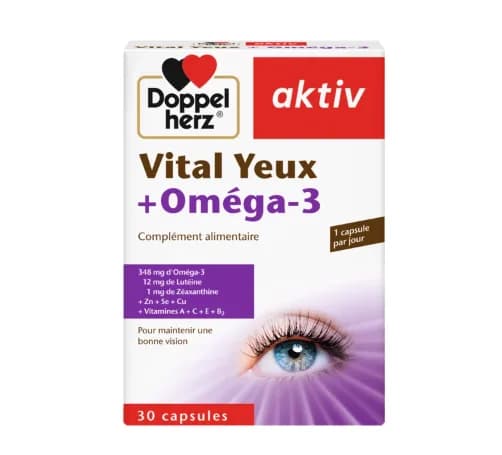 Aktiv Vital Yeux+omega 3 30 Gelules