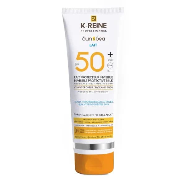 K-REINE LAIT PROTECTEUR INVISIBLE POUR VISAGE ET CORPS SPF50+ 250 ML