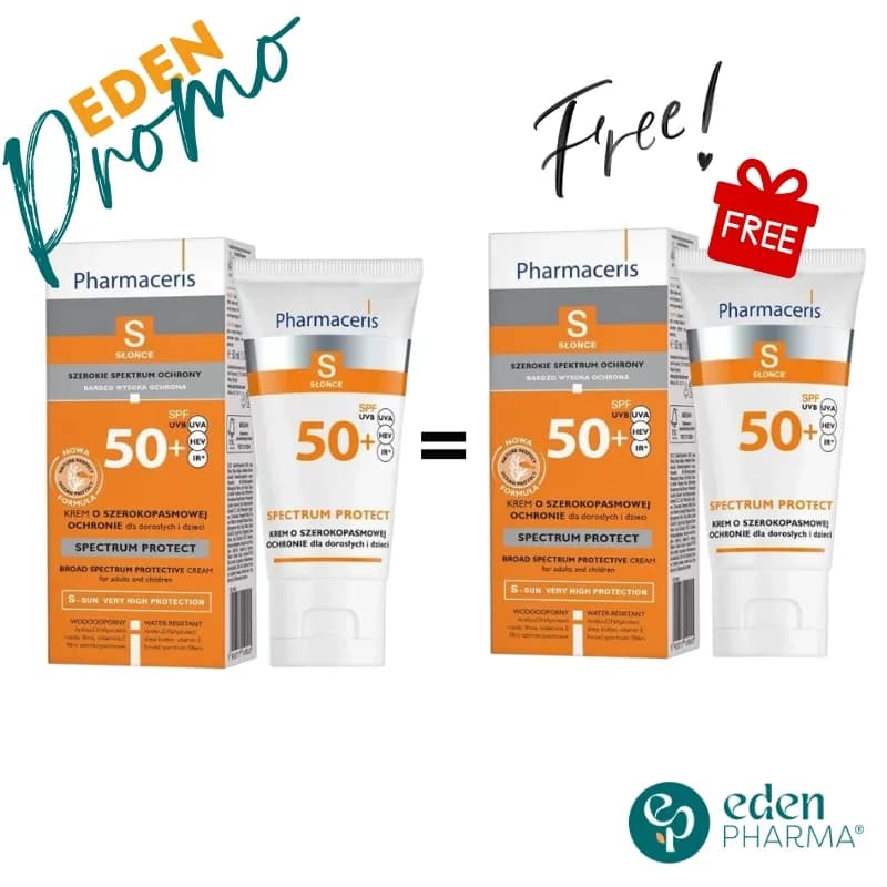 Pharmaceris Ecran Haute Protection SPF50+ Invisible 50 ml + 1 Gratuit