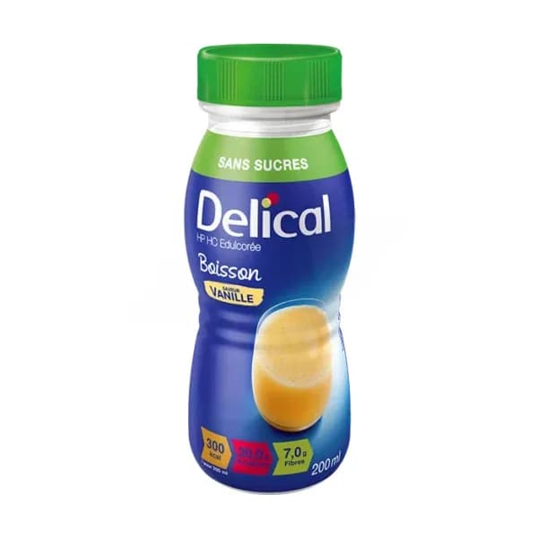 Delical sans Sucre Vanille 200 ml